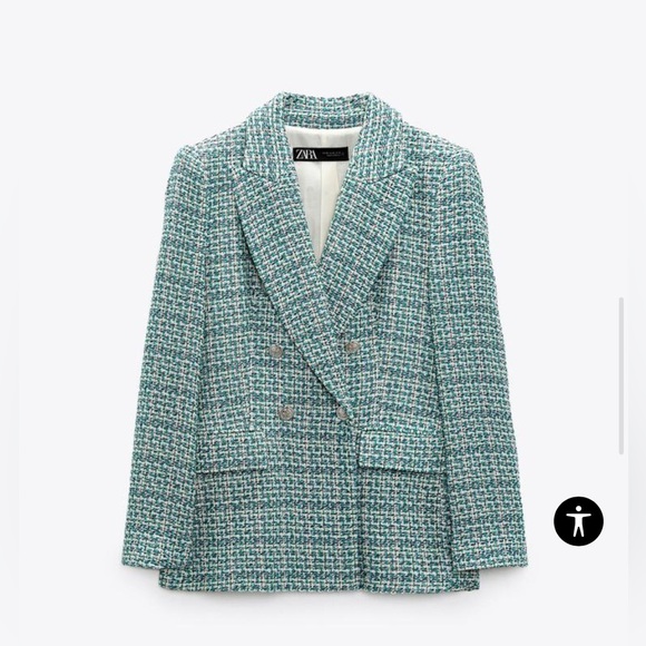 NWOT ZARA tweed jacket - Picture 5 of 11
